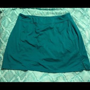 Teal skort